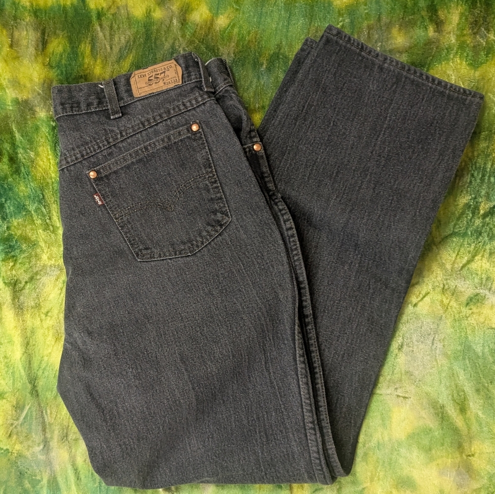 Vintage Levi's Black Denim Sz 36